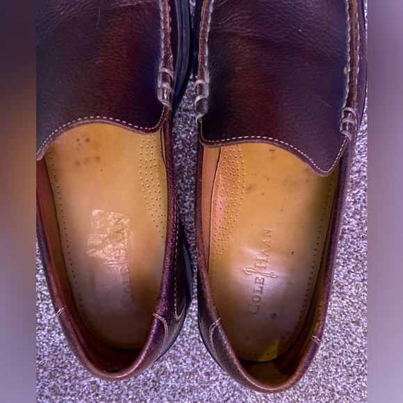 COLE HAAN Somerset Venetian Leather Driving Moccasin Shoes Men\'s 10